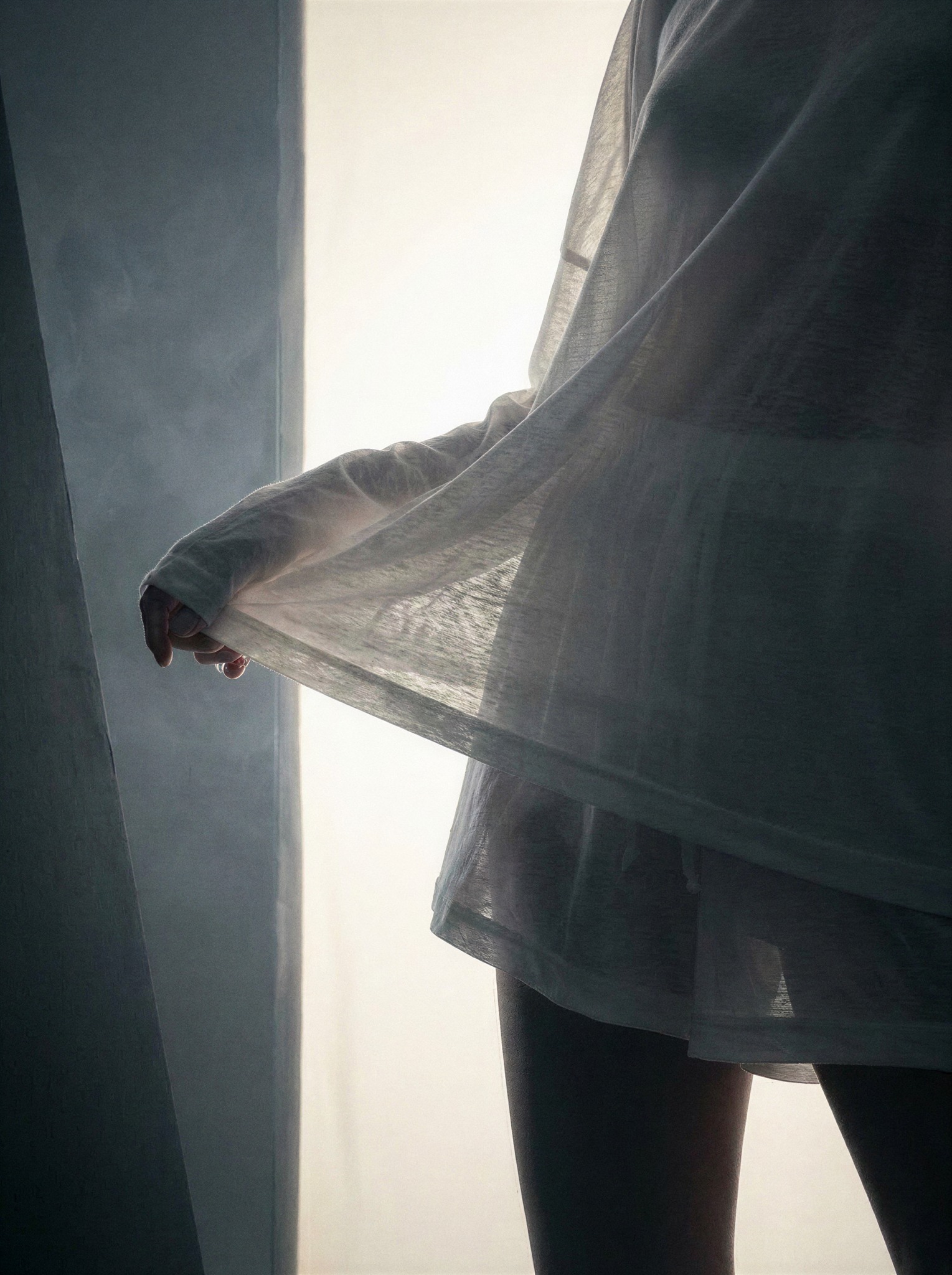 Signal Layer translucent fabric detail